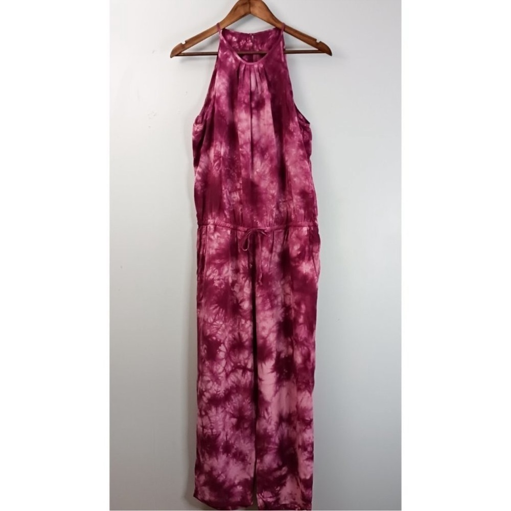 Anthropologie Cloth & Stone Tied Dyed Jumpsuit Sz S